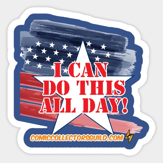 All Day! Sticker by Comic Collectors Guild 